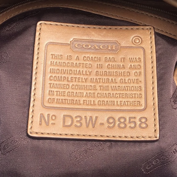 Vintage Coach Legacy Leather Drawstring Backpack - Picture 7 of 10